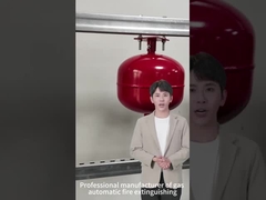 Sistema de extinción de incendios gaseosos de 10 a 1000 kg de capacidad FM200